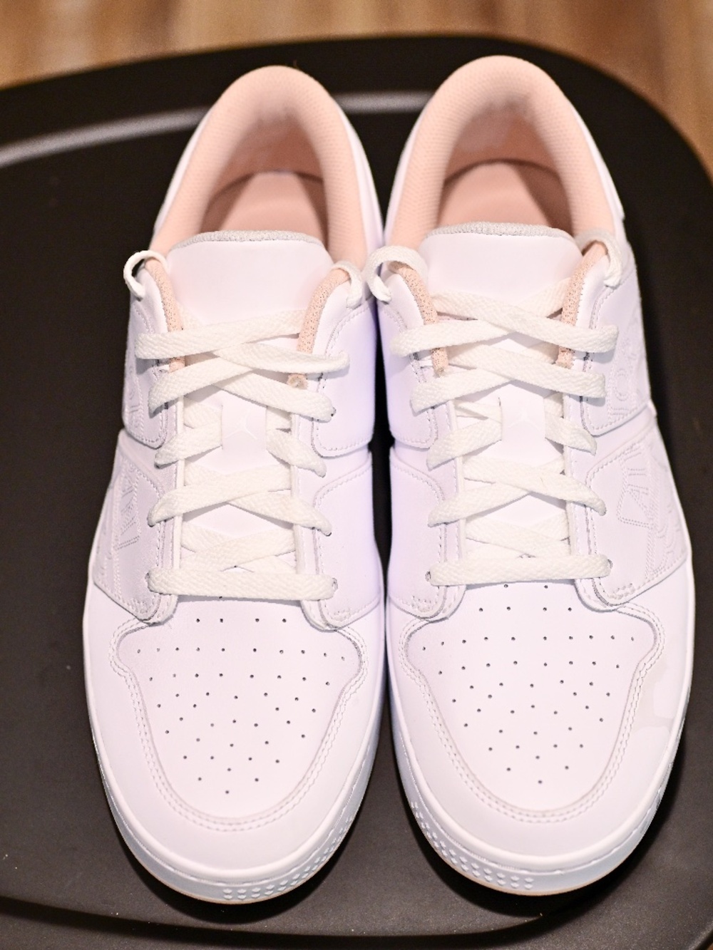 Jordan Nu Retro 1 Low Golf White/Washed Coral Mens Size 10
